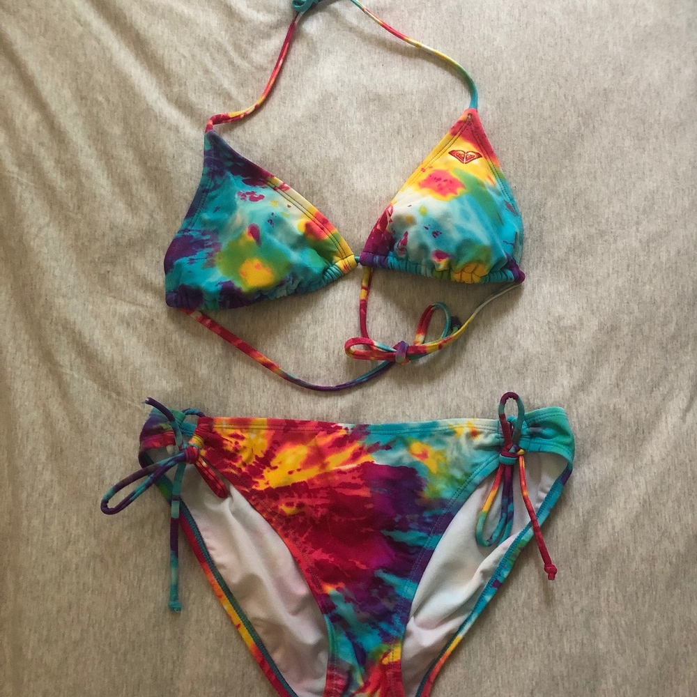 Roxy bikini tie dye